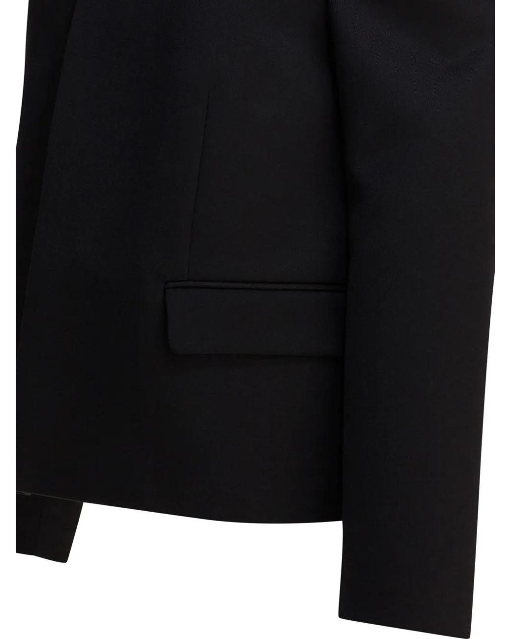 Balenciaga Black Buttoned Jacket