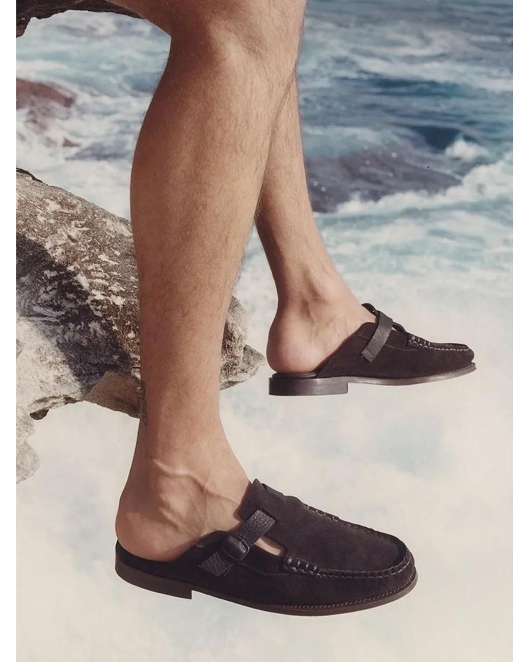 Hereu Brown X Commas Mules À Boucle for men