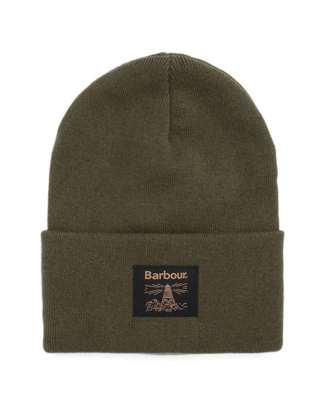 Barbour Green Harton Beanie for men