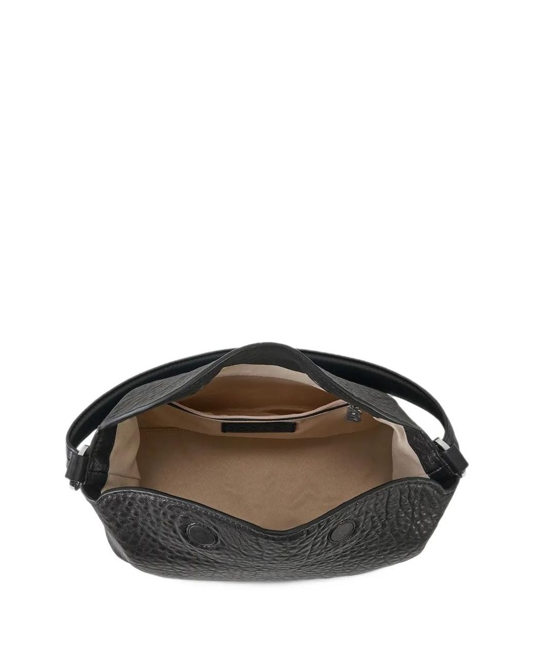 Bogner Black Anzere Phoenix Leather Shoulder Bag