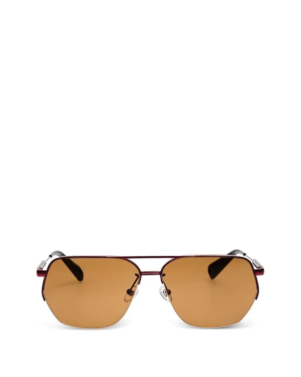 Jacquemus Natural Aviador Pilot Sunglasses
