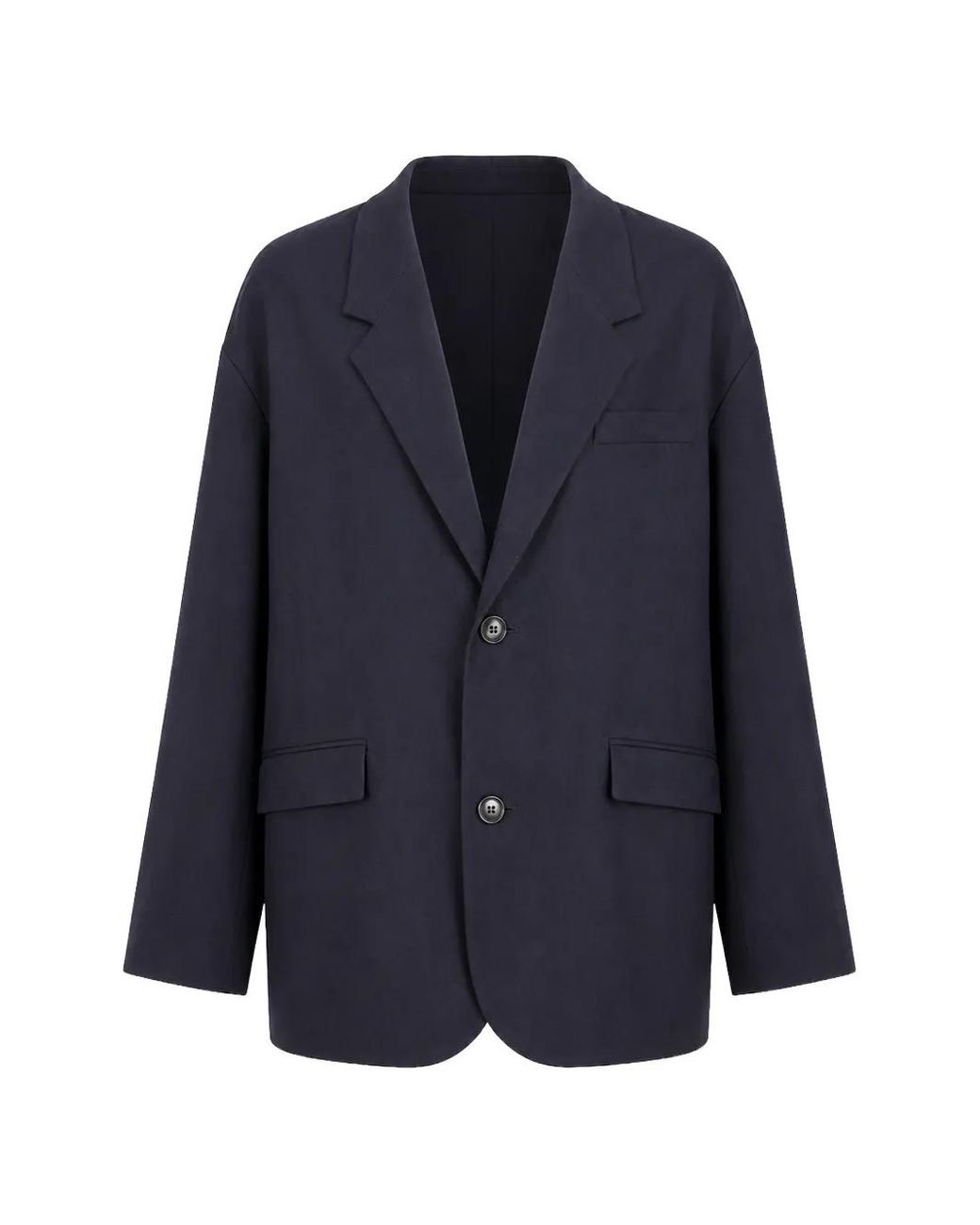 Societe Anonyme Blue Oversized Wool Blazer
