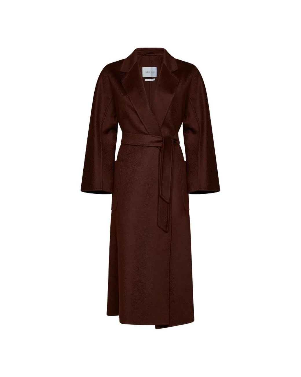 Max Mara Brown Ludmilla Belted Cashmere Coat