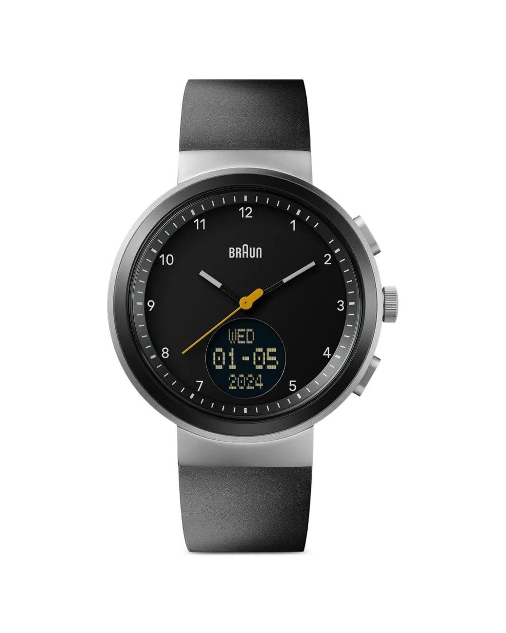 Braun Watches Black Step Counter 45Mm Watch for men