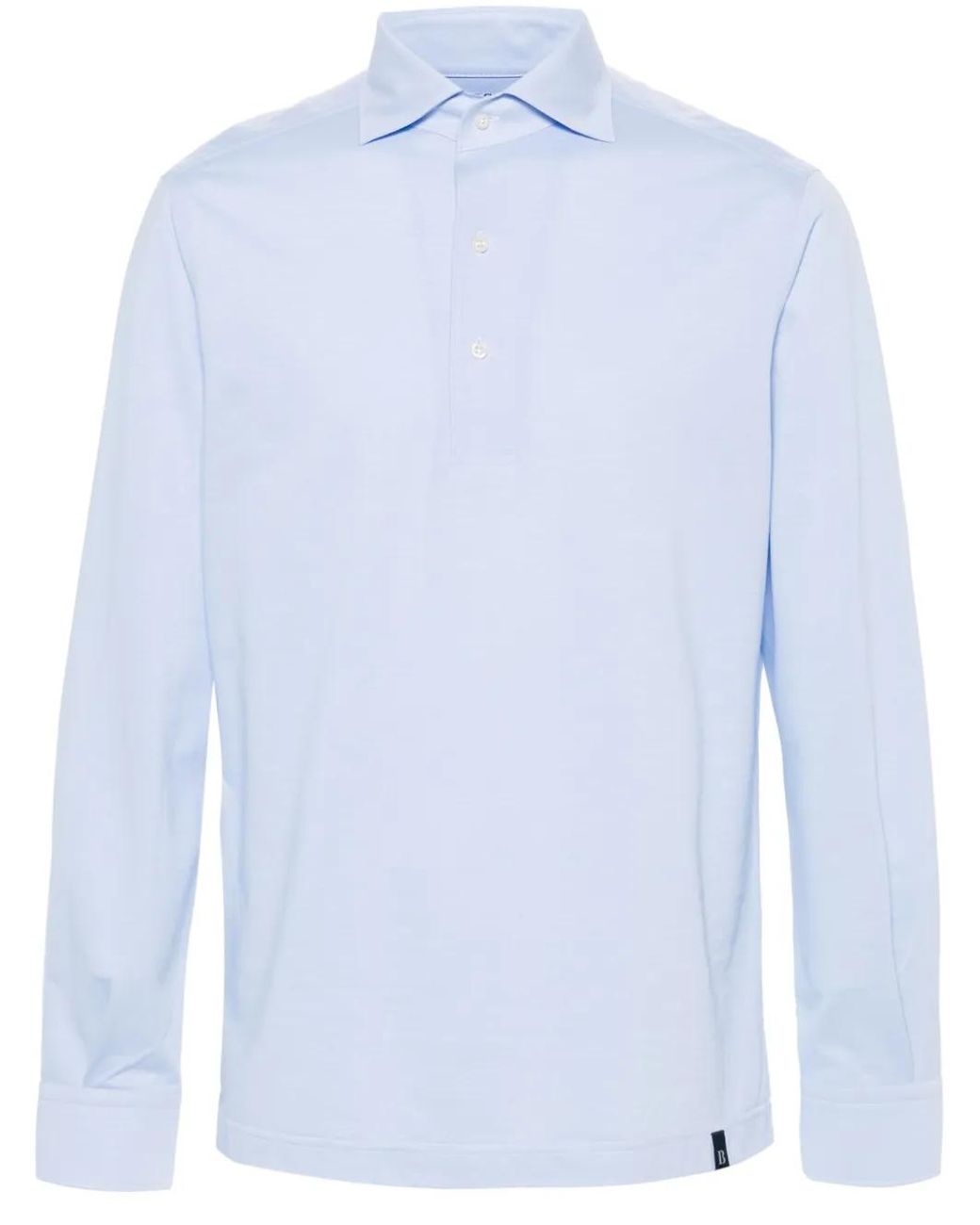 Polo À Patch Logo Boggi pour homme en coloris Blue