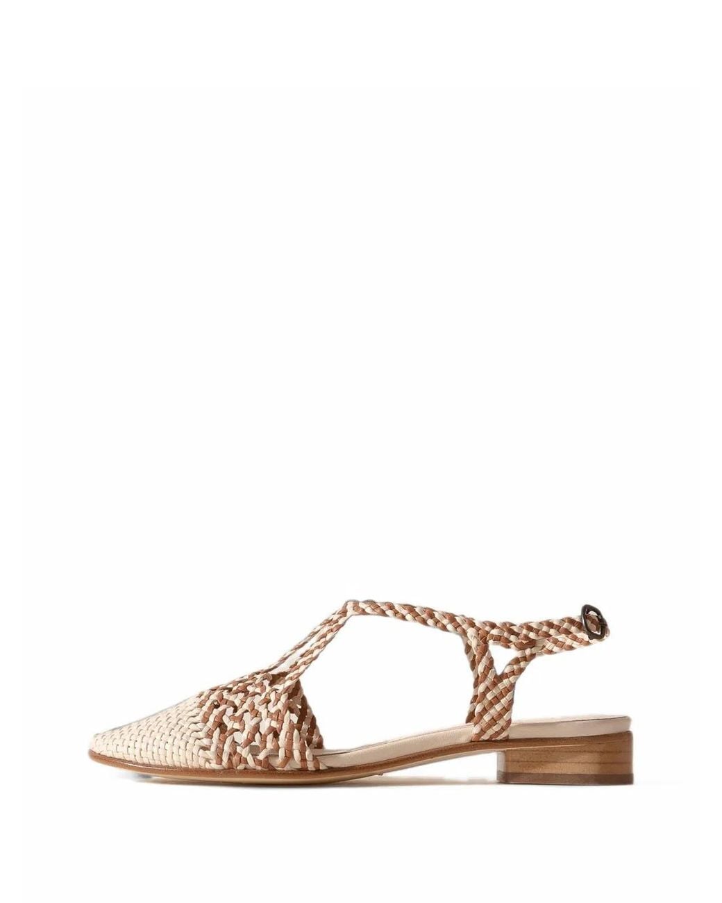 Hereu Multicolor Plora Braided Flat Pumps