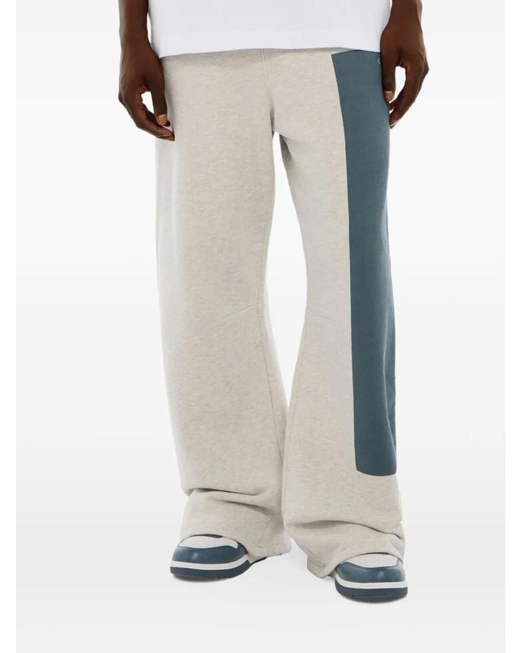 Off-White c/o Virgil Abloh Gray Negative Big Bookish Relaxed Track Pants for men