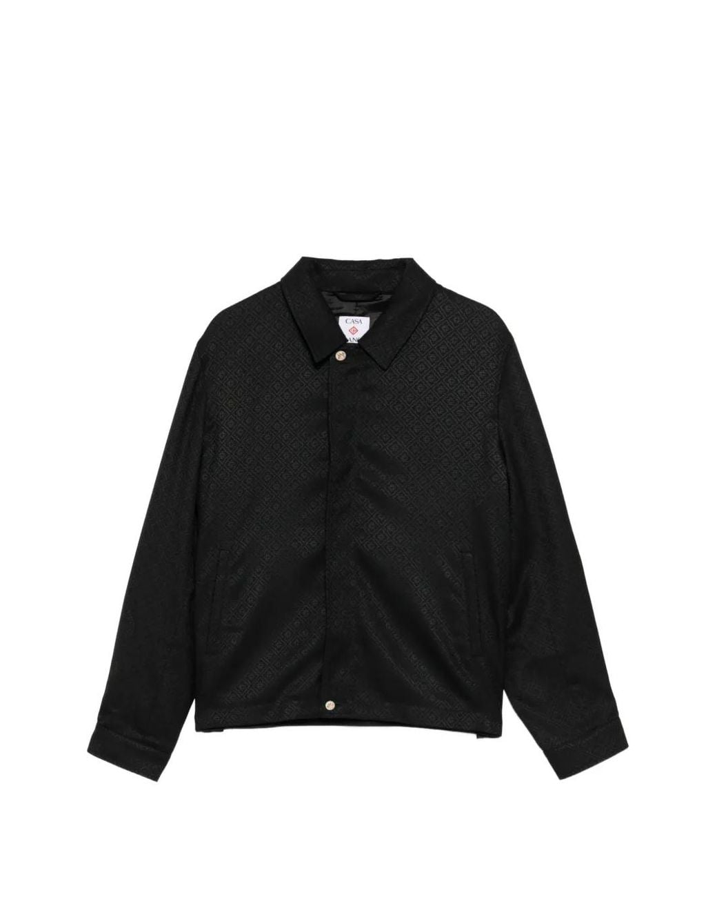 Casablanca Black Monogram Wool Sports Jacket for men