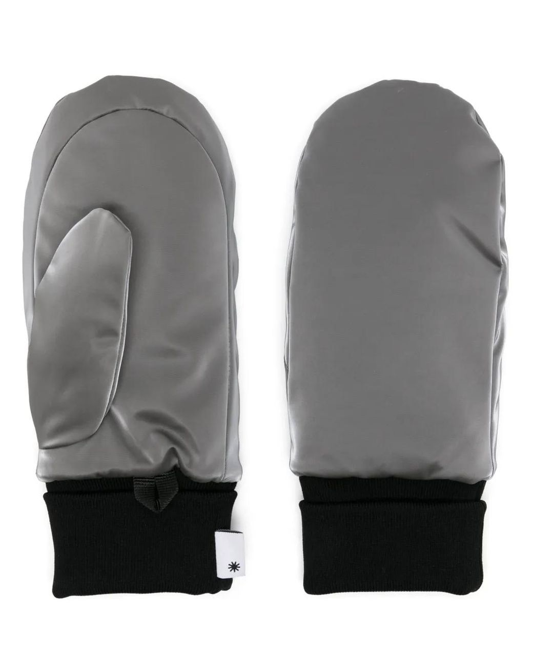 Rains Gray Alta Puffer Mittens