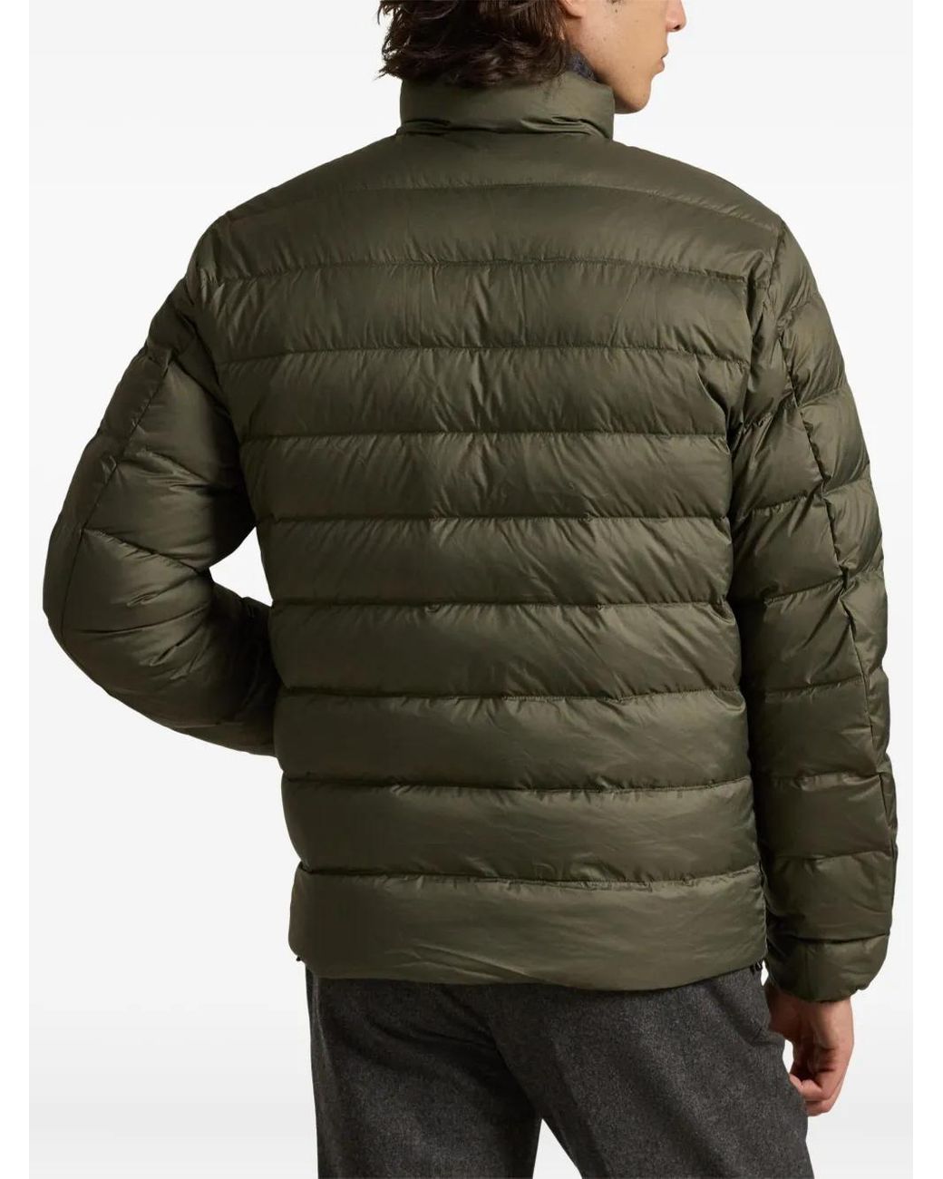 Polo Ralph Lauren Green Logo-Detail Padded Jacket for men