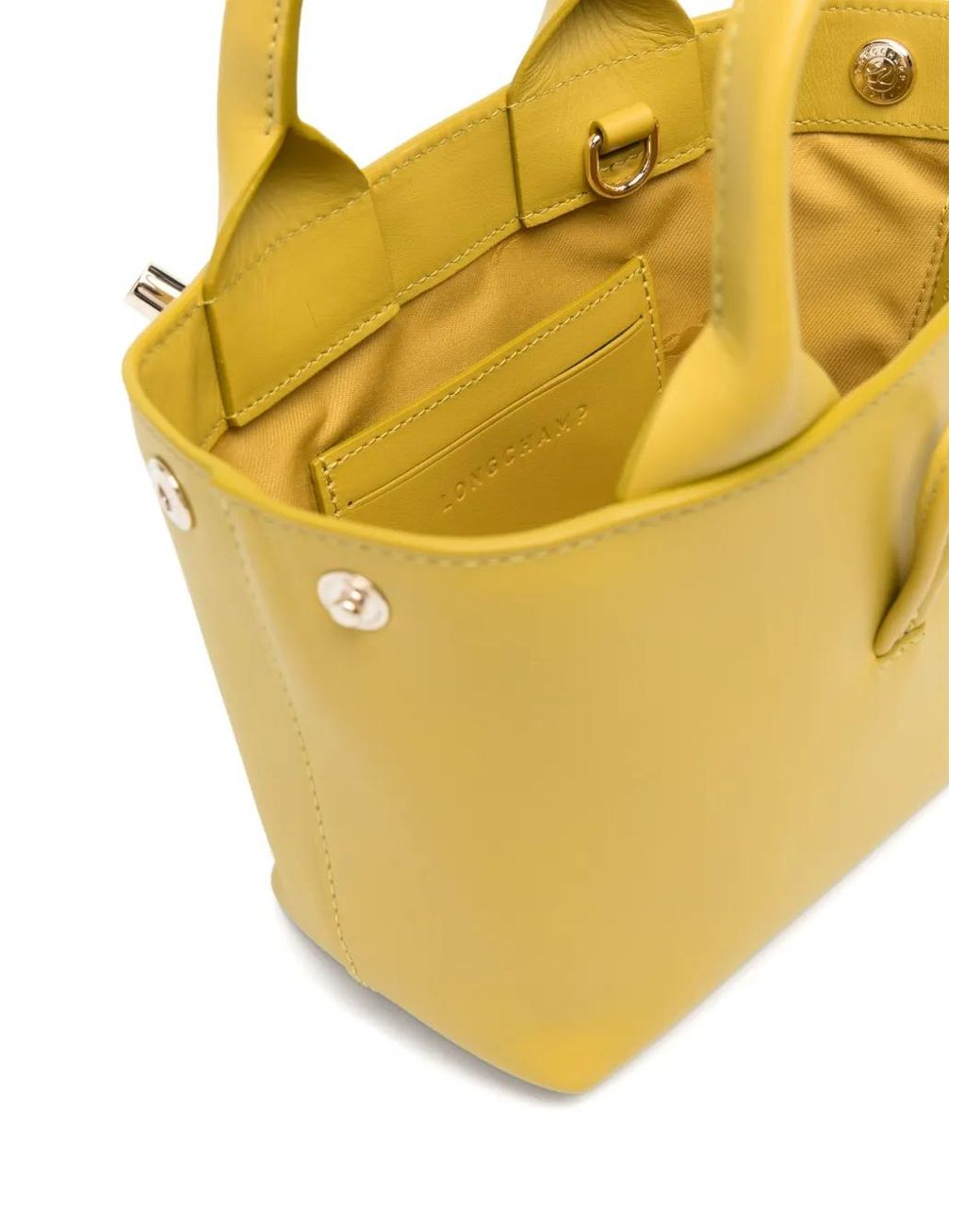 Longchamp Yellow Extra Small Le Roseau Tote Bag