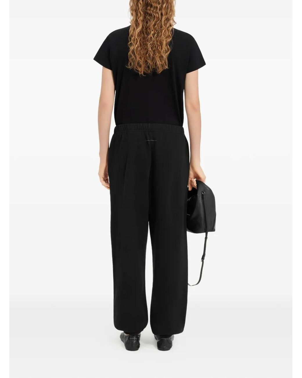 MM6 by Maison Margiela Black Label-Detail Track Pants