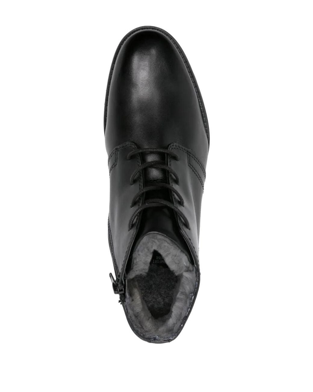 Bugatti Black Paule Leather Ankle Boots for men