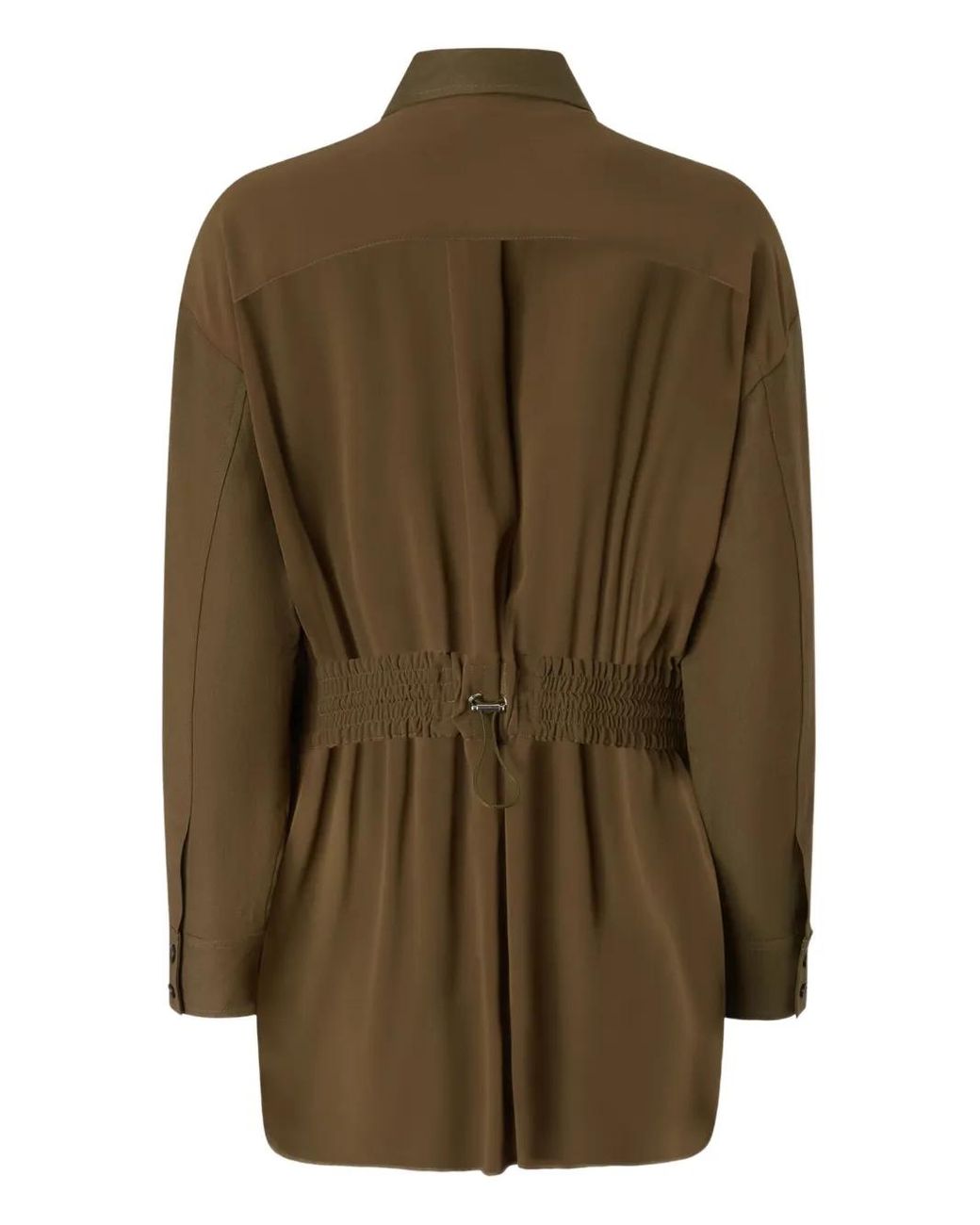 Pinko Green Shirt Jacket