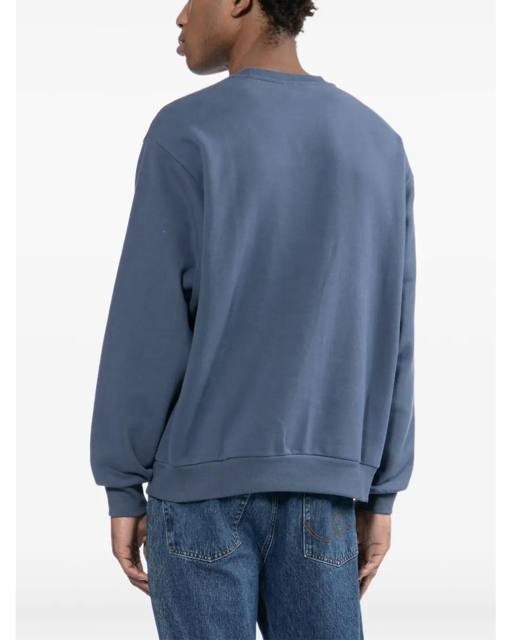 Chocoolate Blue Graphiced Sweatshirt for men