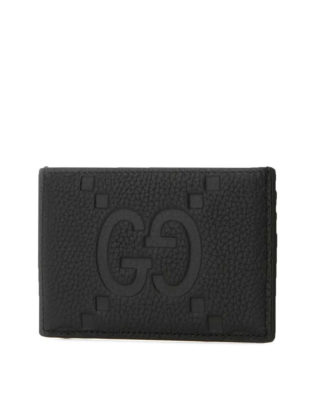 Gucci Black Gg-Embossed Cardholder for men