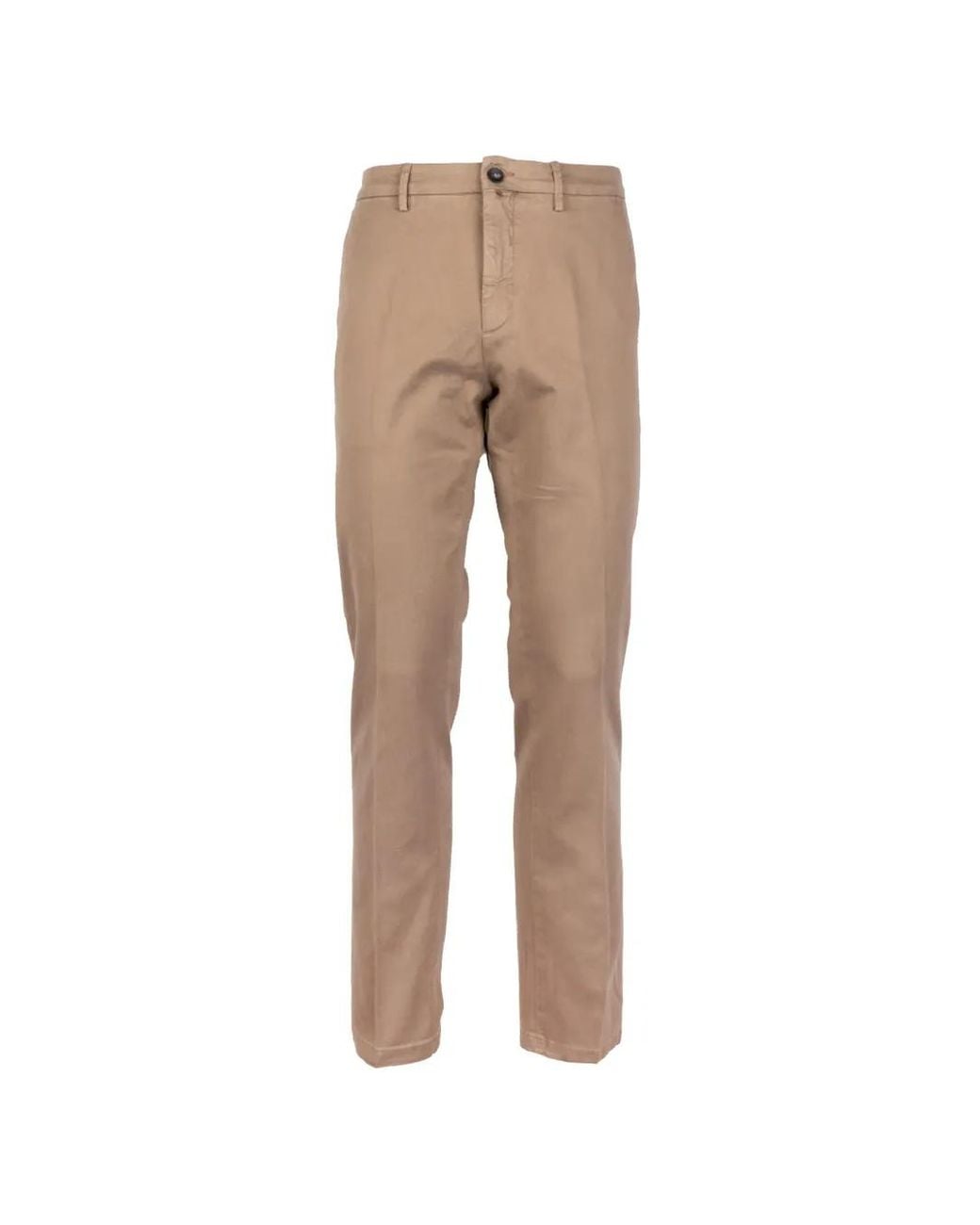 Siviglia Natural Logo-Patch Chinos for men