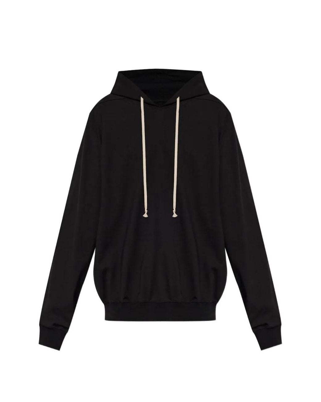 Rick Owens Black Hoodie for men