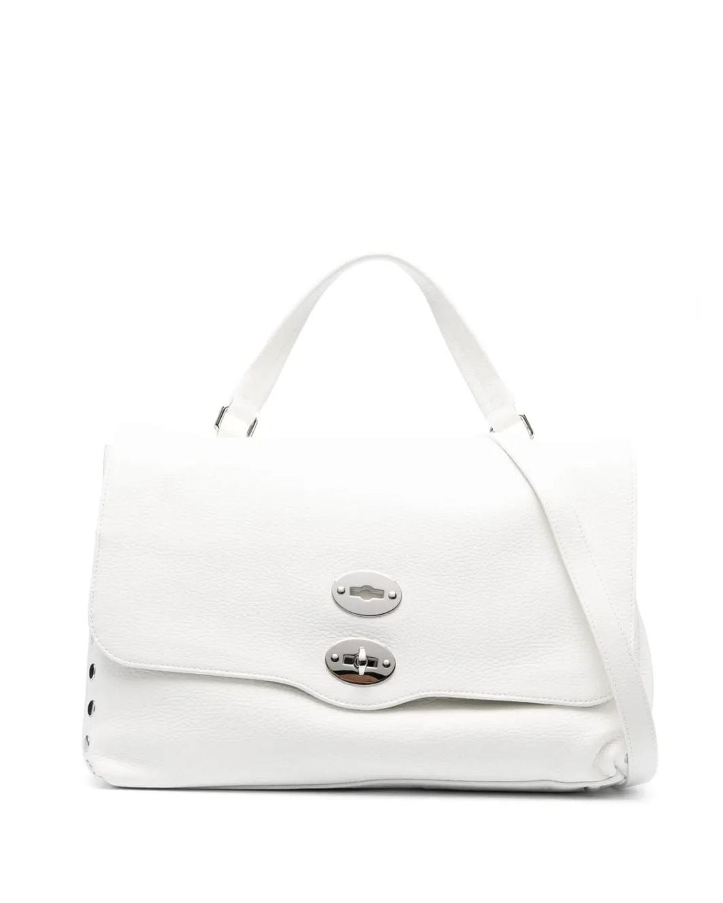 Zanellato White Large Postina Tote Bag