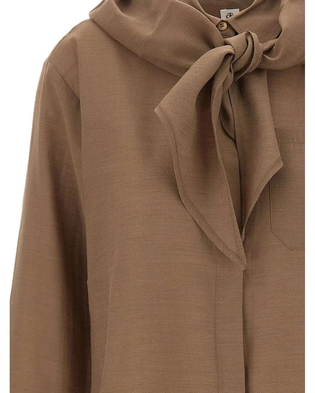 THE GARMENT Natural Chemise Eleanor À Détail De Foulard