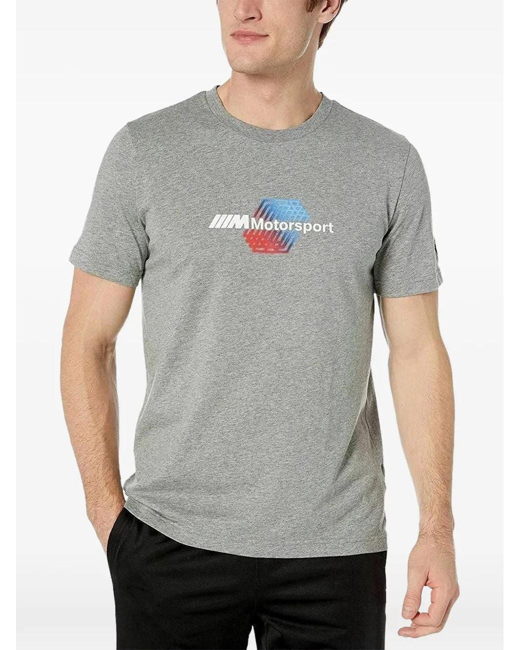 PUMA Gray X Bmw Motorsport T-Shirt for men