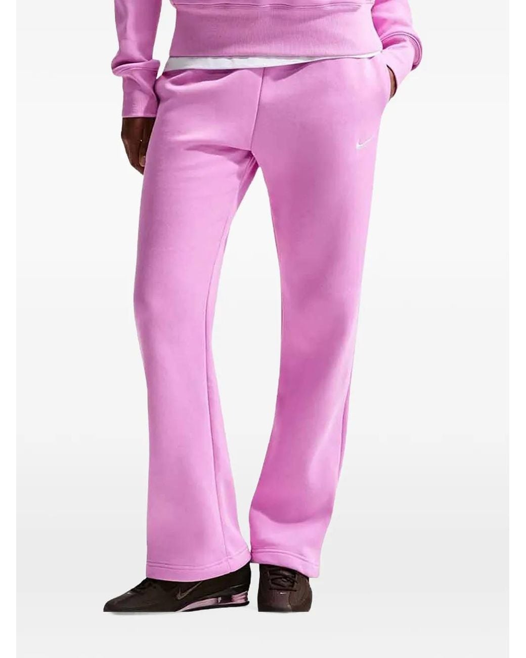 Nike Pink Phoenix Fleece Track Pants
