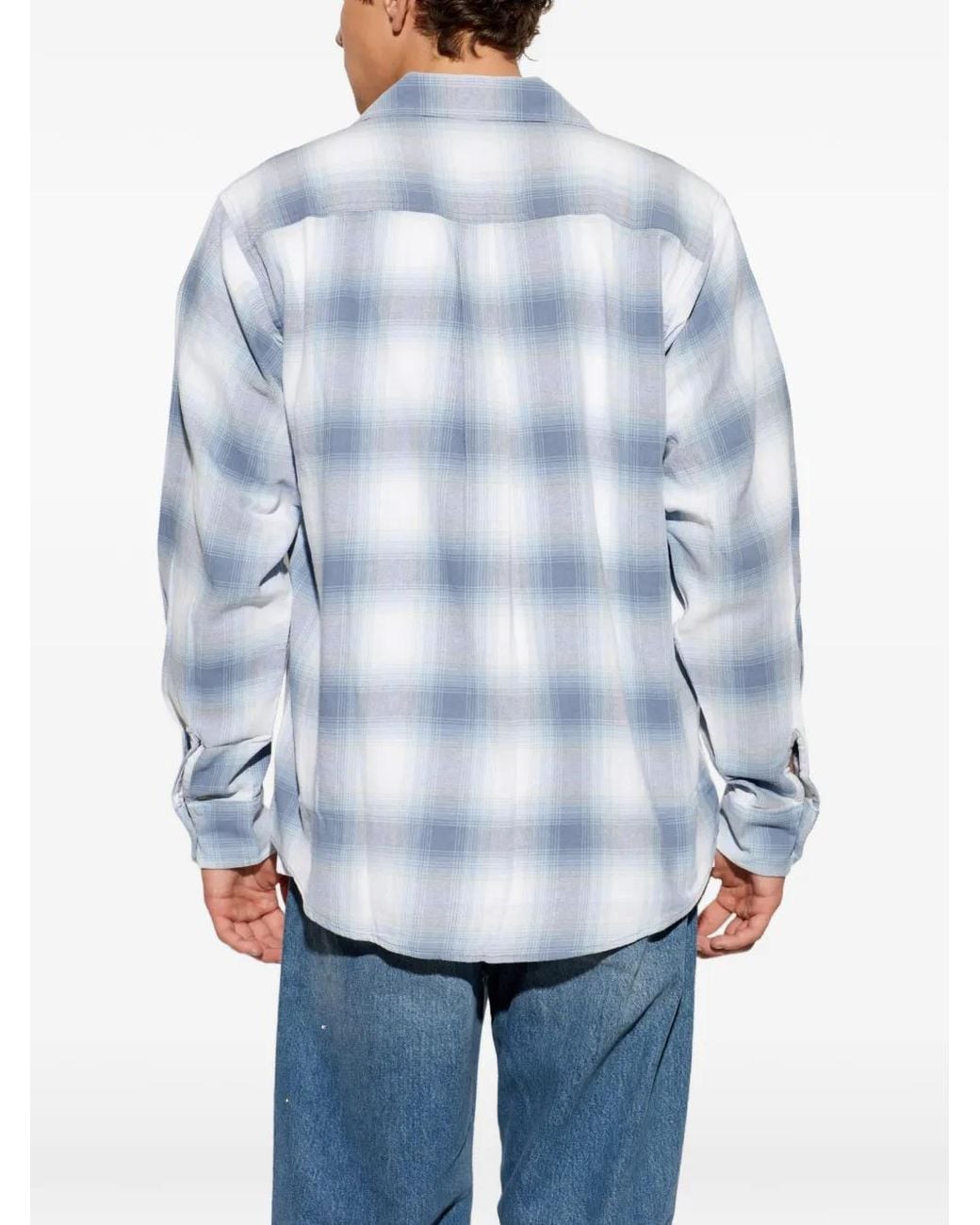 Carhartt Blue Tyers Check-Print Shirt for men