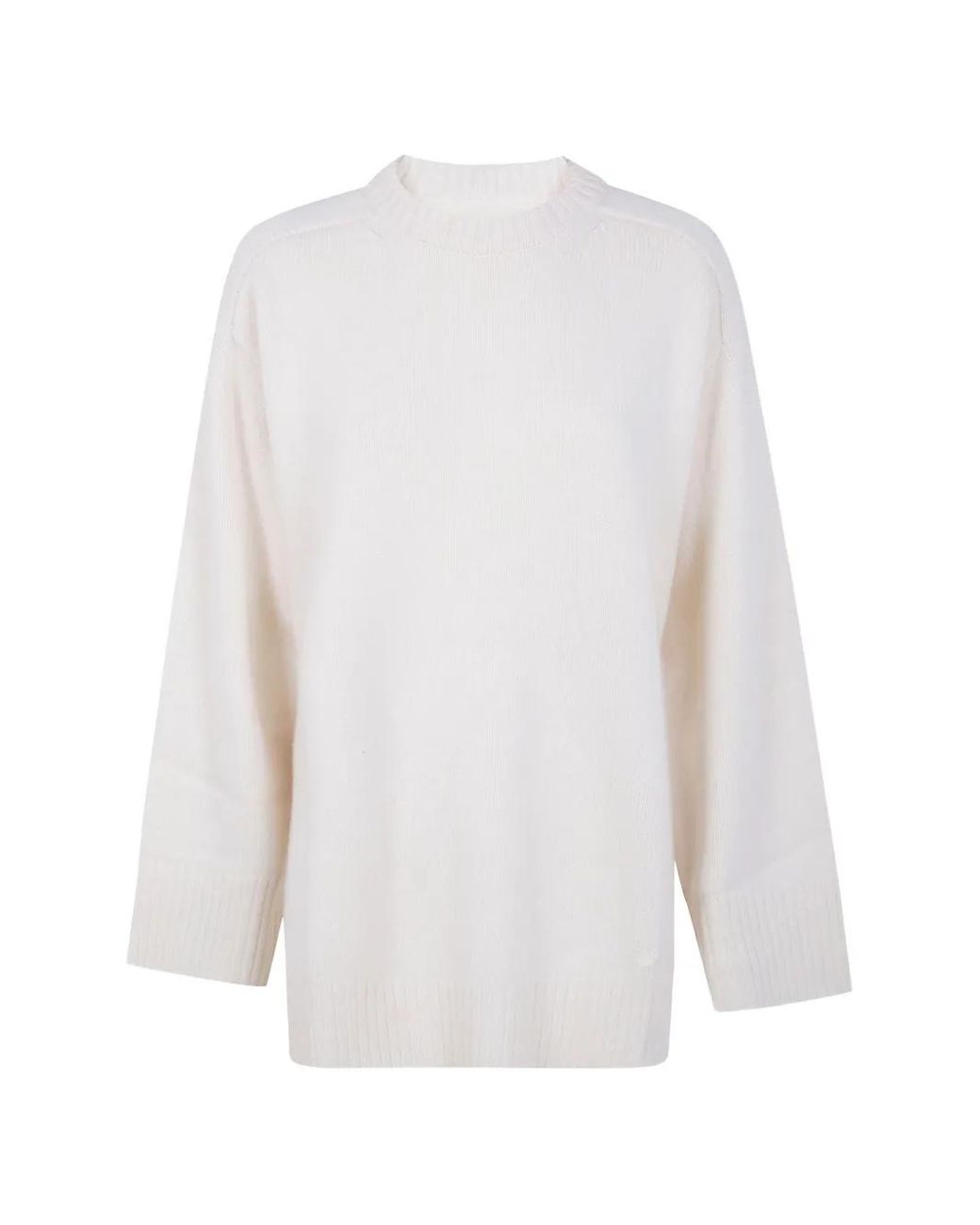 Loulou de Saison White Safi Side-Slit Sweater