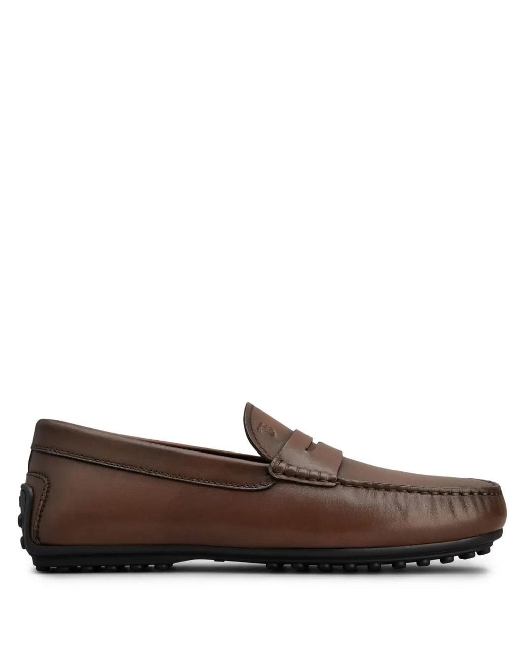Tod's Brown City Gommino Loafers for men