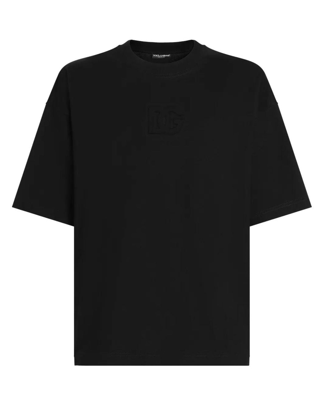 Dolce & Gabbana Black T-shirt Logo for men