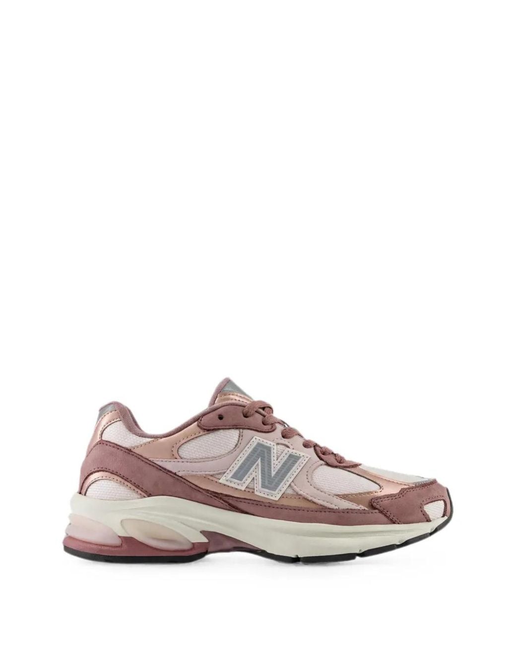 New Balance Pink 2010 Logo-Patch Sneakers for men