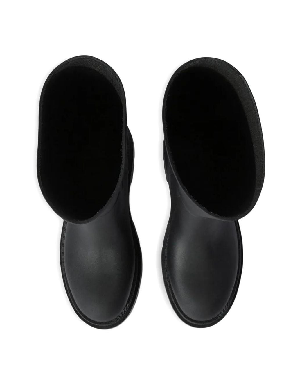 Off-White c/o Virgil Abloh Black Slogan-Print Platform Boots