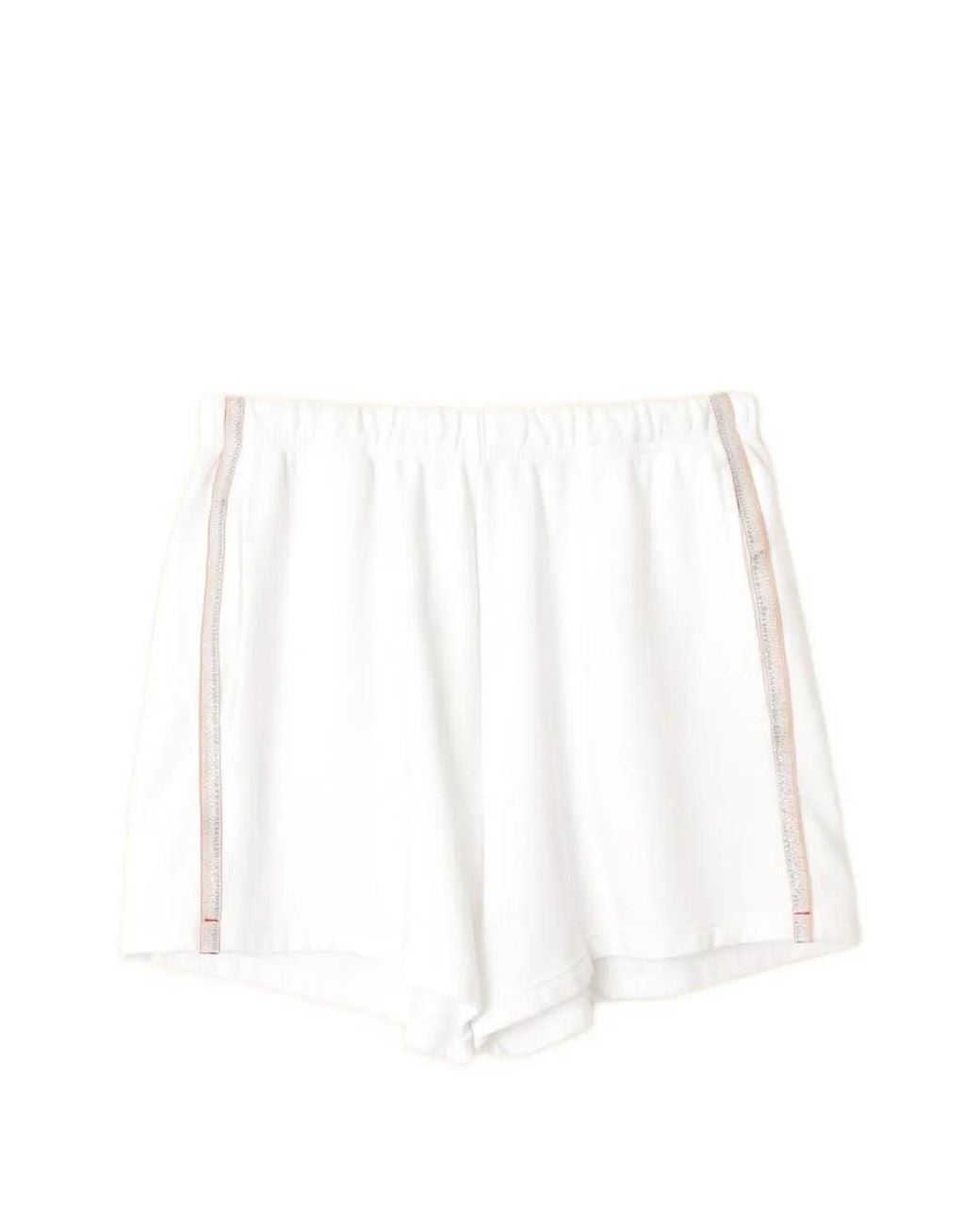 Xirena White Holman Side-Stripe Shorts