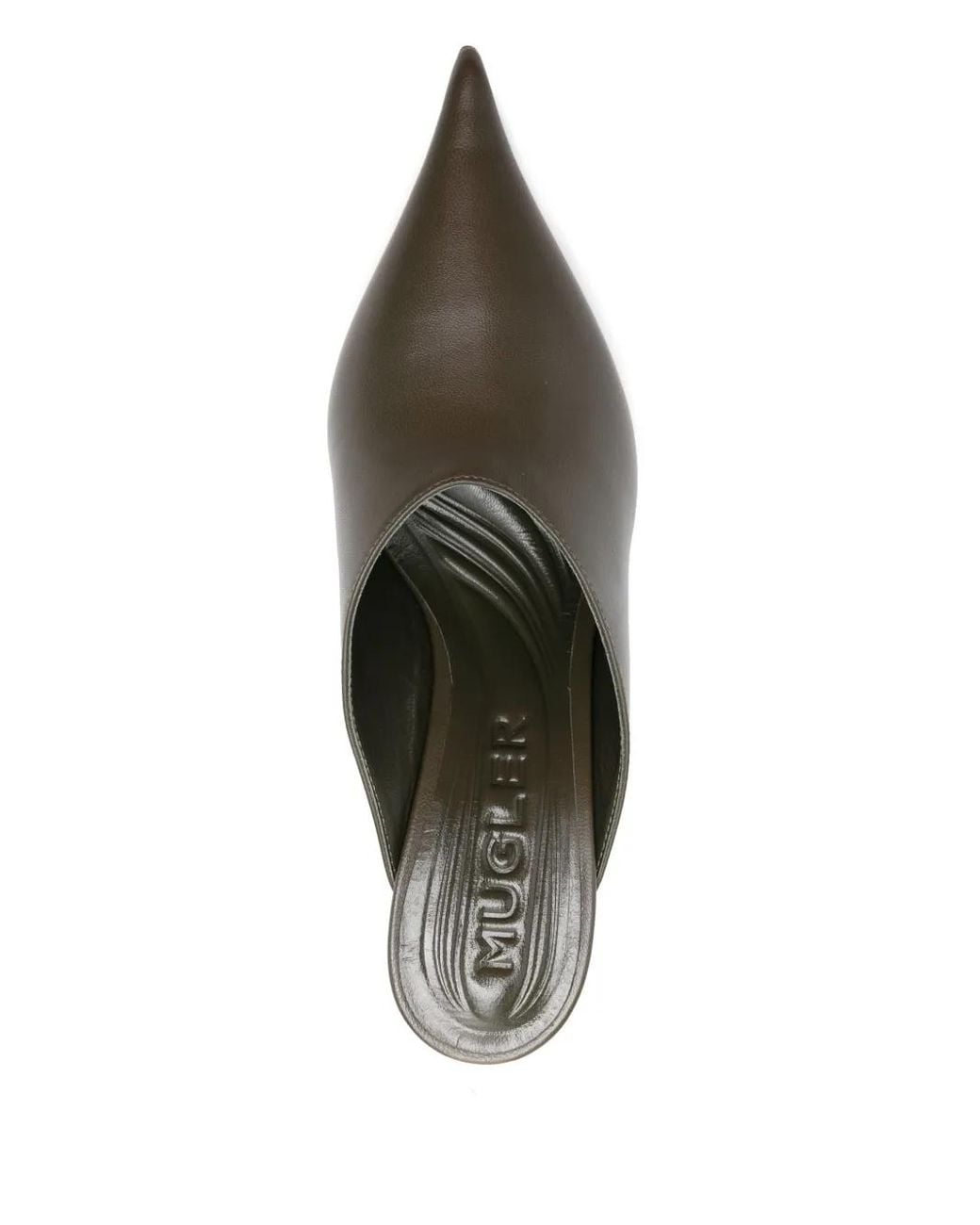 Mules di Mugler in Gray