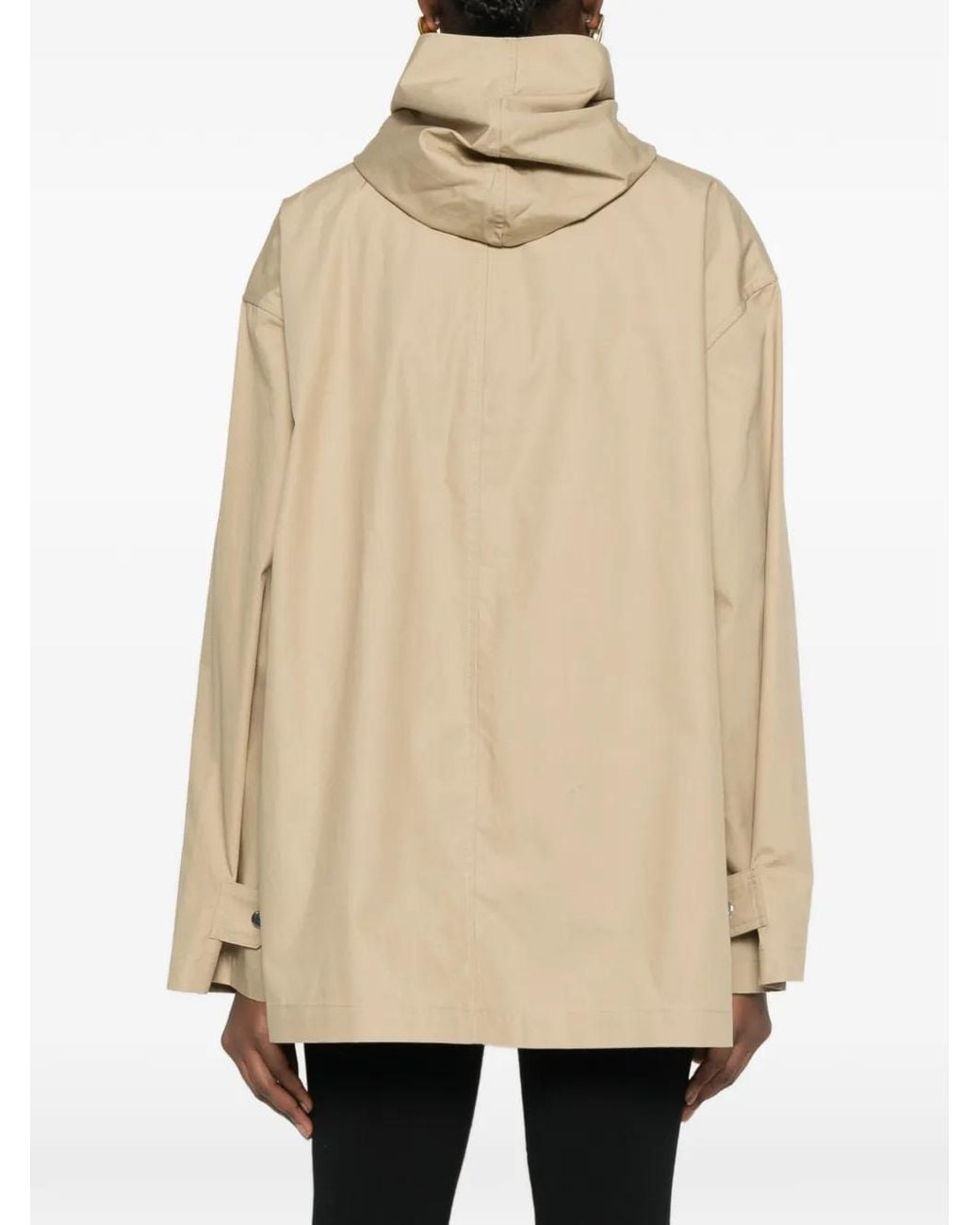 Totême  Natural Cotton Scarfed Blouson Jacket