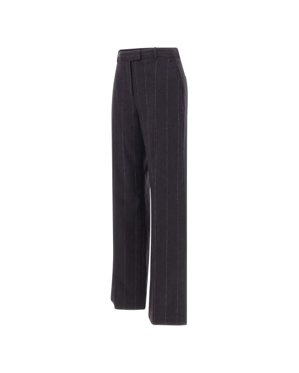 Eleventy Blue Pantalon À Fines Rayures