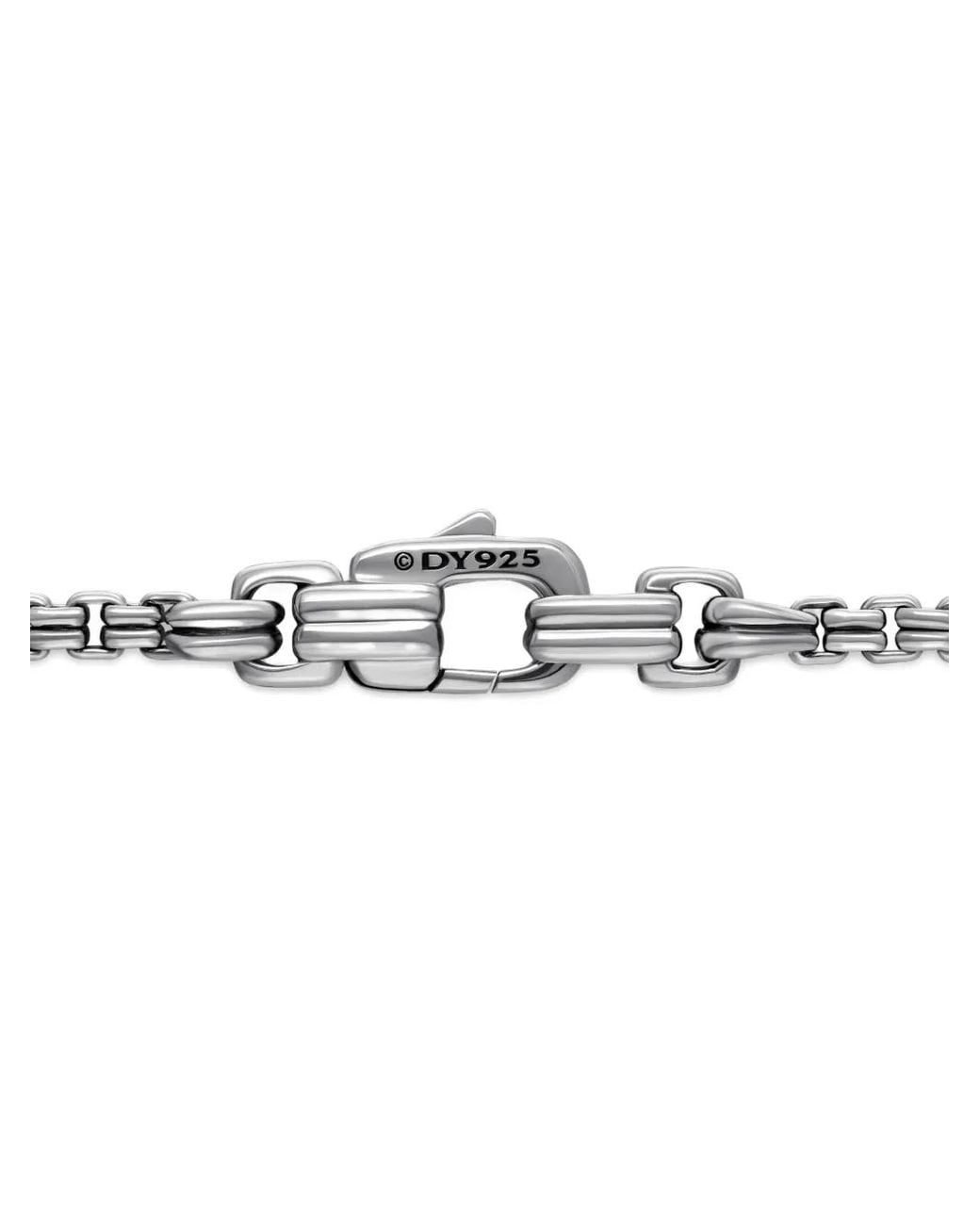 David Yurman Metallic Double-Box-Chain Necklace for men