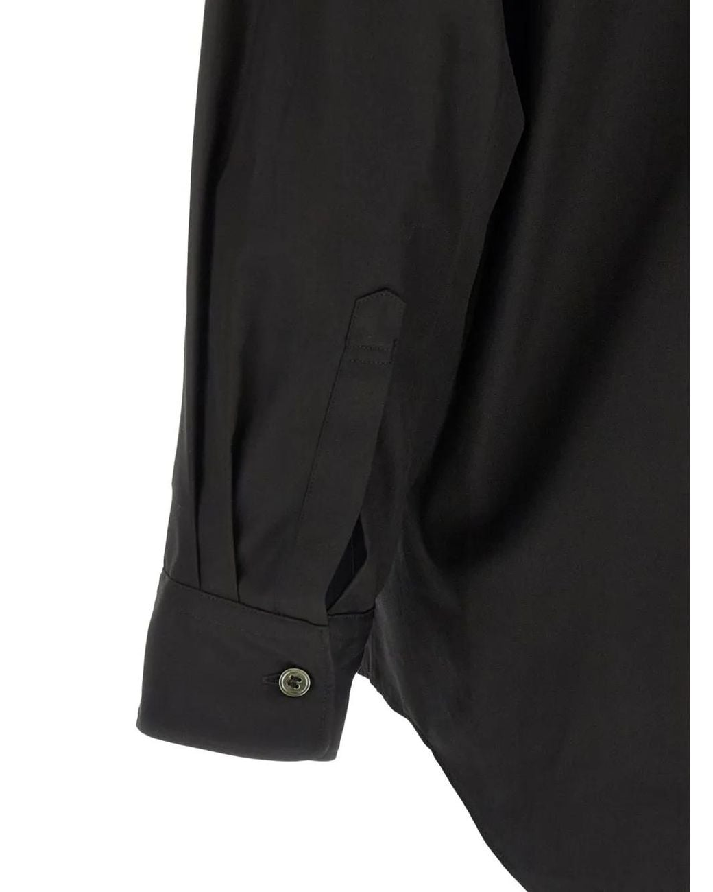 Comme des Garçons Black Cut-Out Cotton Shirt for men