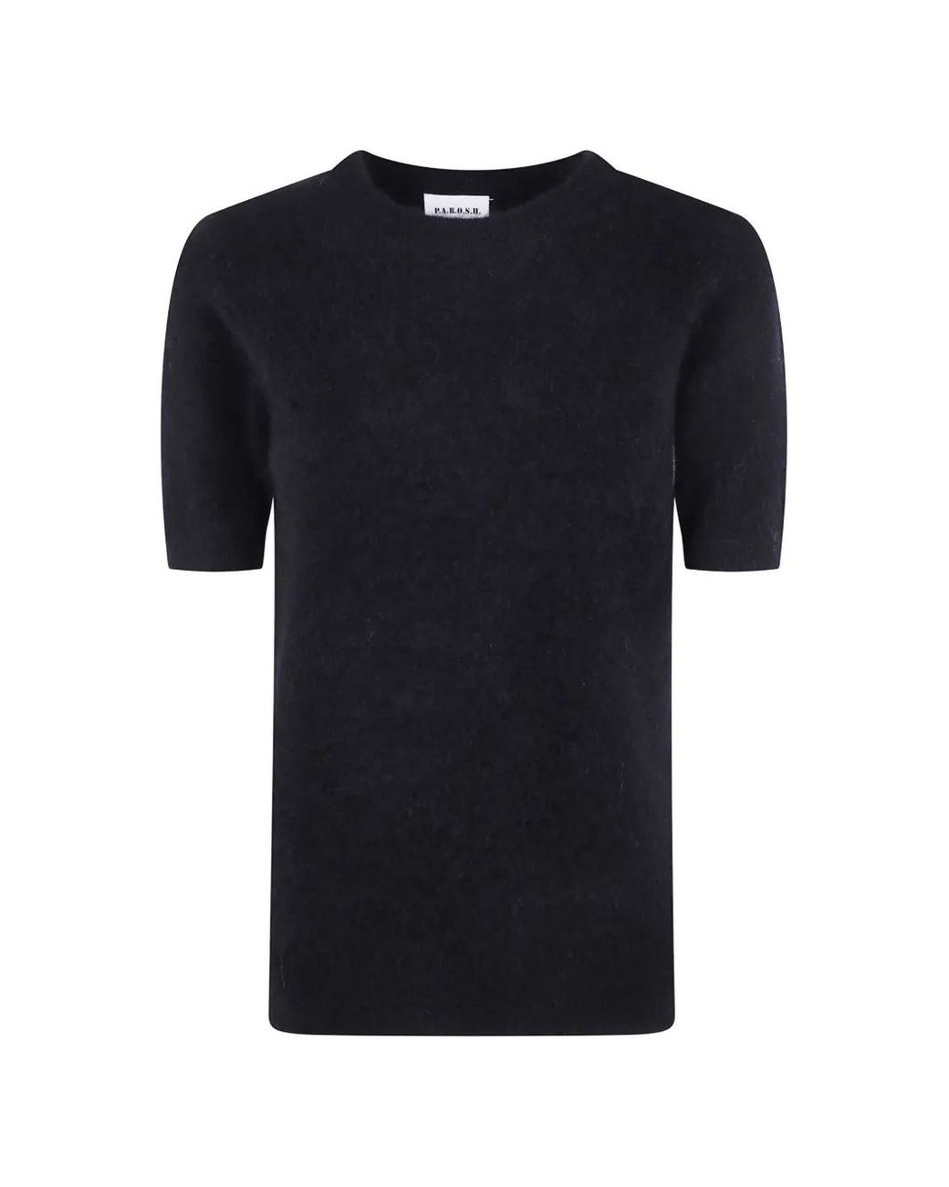 P.A.R.O.S.H. Black Kurzärmeliger Pullover