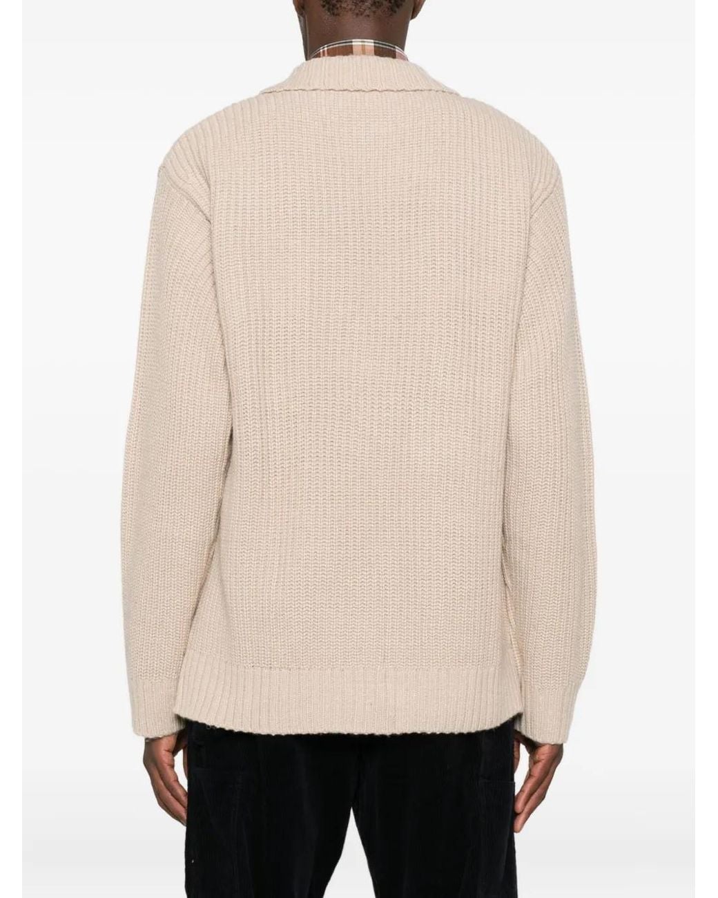 Carhartt Natural Logo Patch Zip Chore Cardigan for men