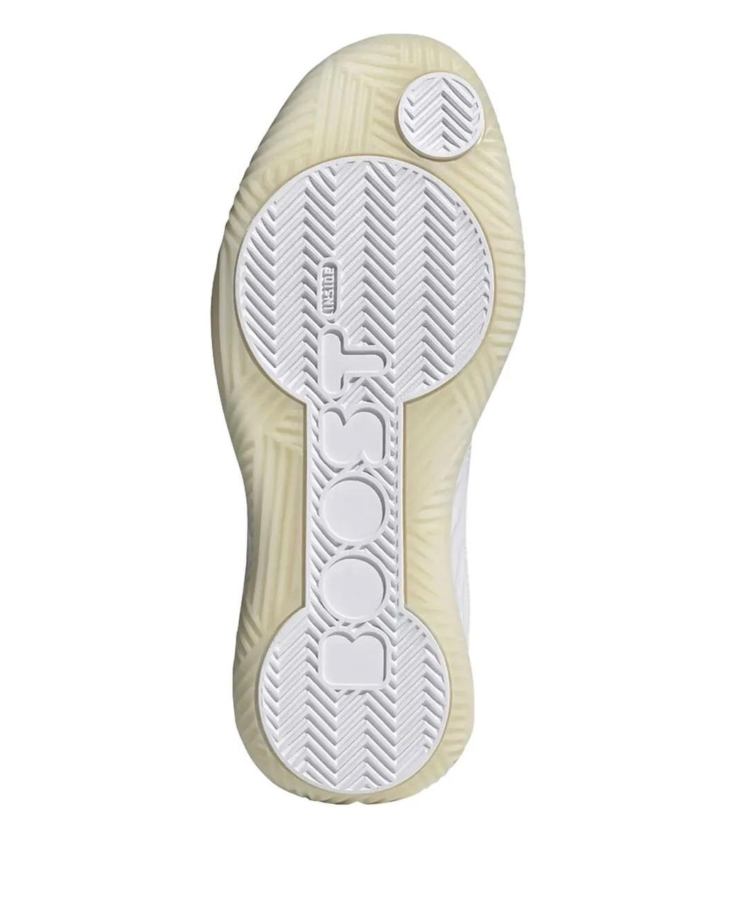 Adidas White Pro Boost Mid Trainers