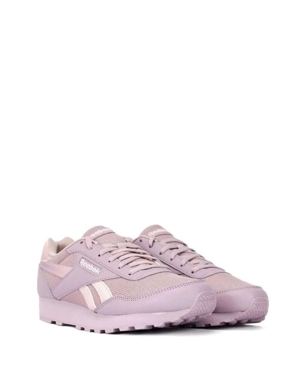 Reebok Pink Baskets À Empiècements En Mesh