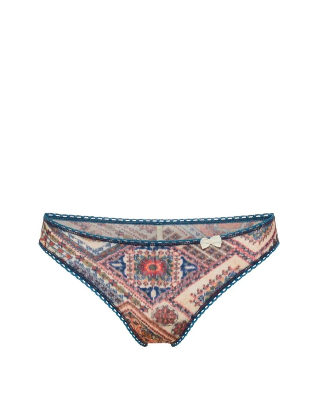 Momoní Gray Arca Print-Pattern Briefs
