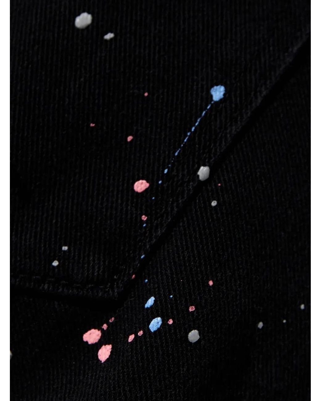 One Teaspoon Black Saints Paint-Splatter Jeans
