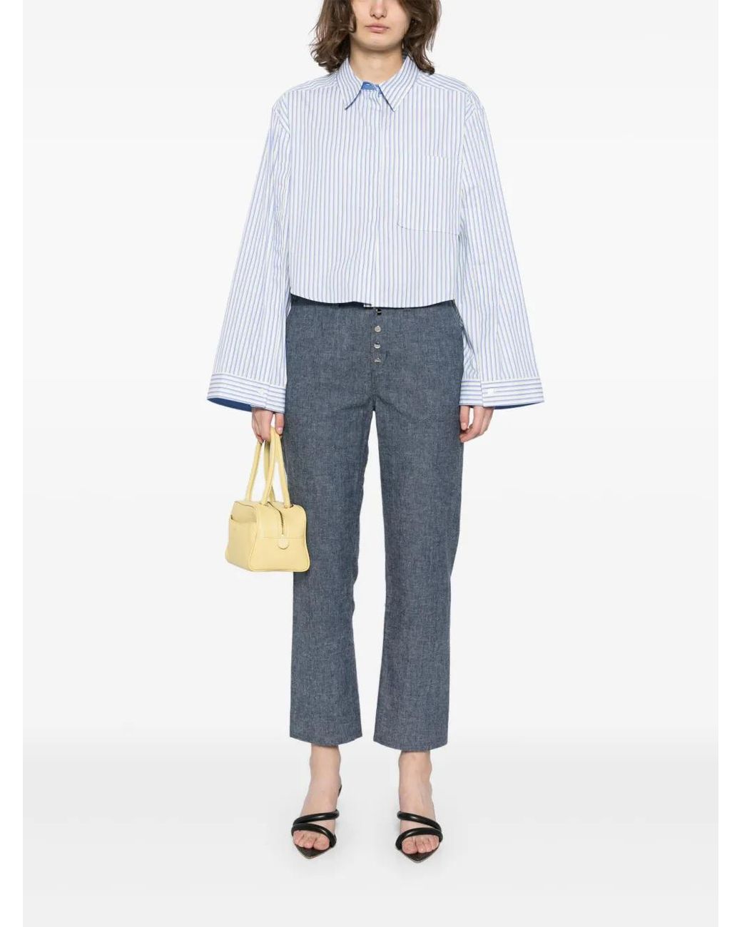 Herno Blue Press-Stud Fastening Jeans