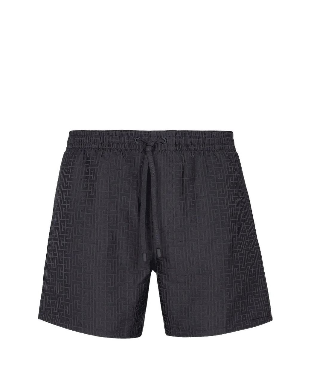 Bañador Pb Labyrinthe Con Monograma Balmain de hombre de color Black