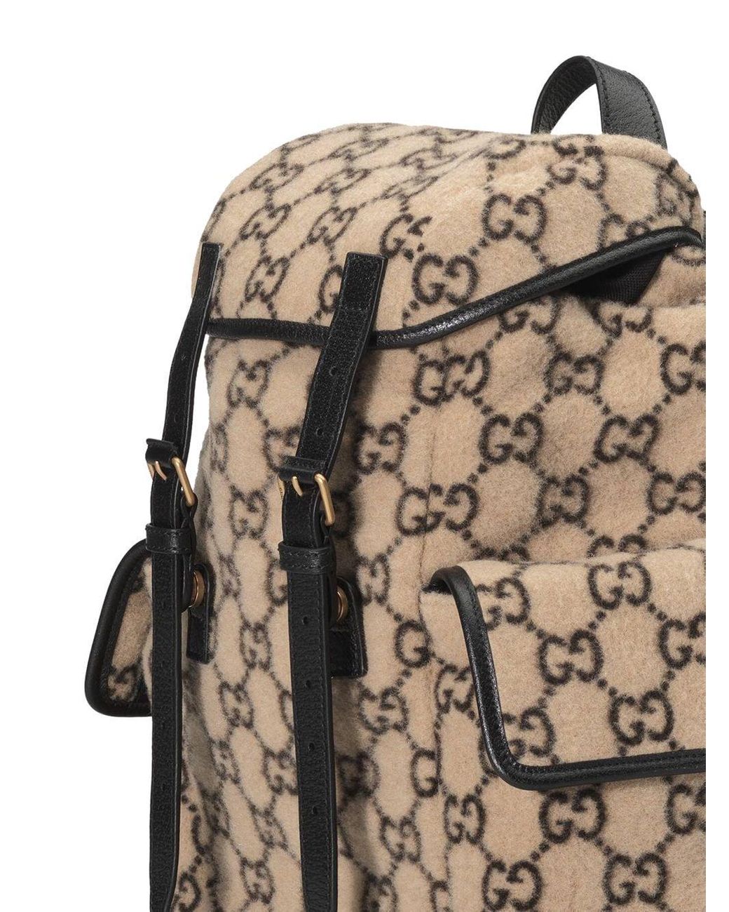 gucci monogram backpack