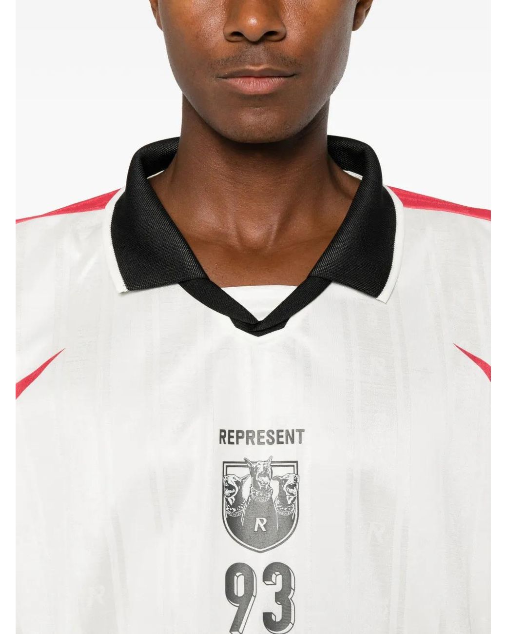 Represent White Spike Jersey for men