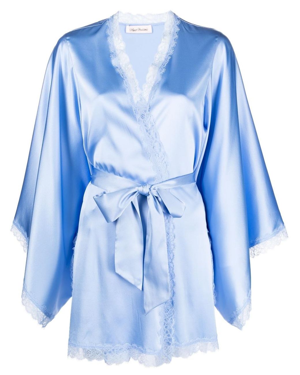 Agent Provocateur Gisele Long-sleeve Kimono in Blue | Lyst UK
