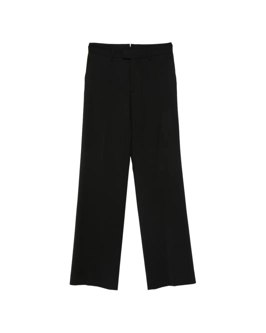Berwich Black Patrizia Belt-Loops Trousers